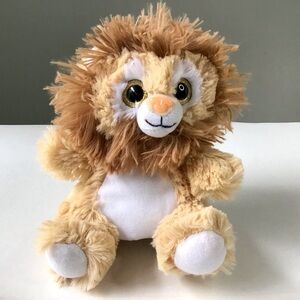 Peek-A-Boo Toys Lion Plush Stuffed Animal With Sparkle Eyes Soft Cuddly Sits 7”